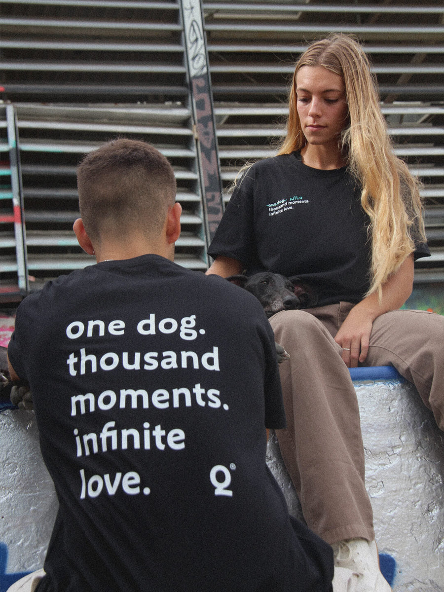 Maglietta "One dog, thousand moments, infinite love"